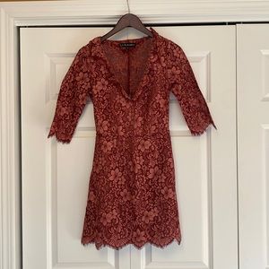 EUC For Love and Lemons lace mini dress